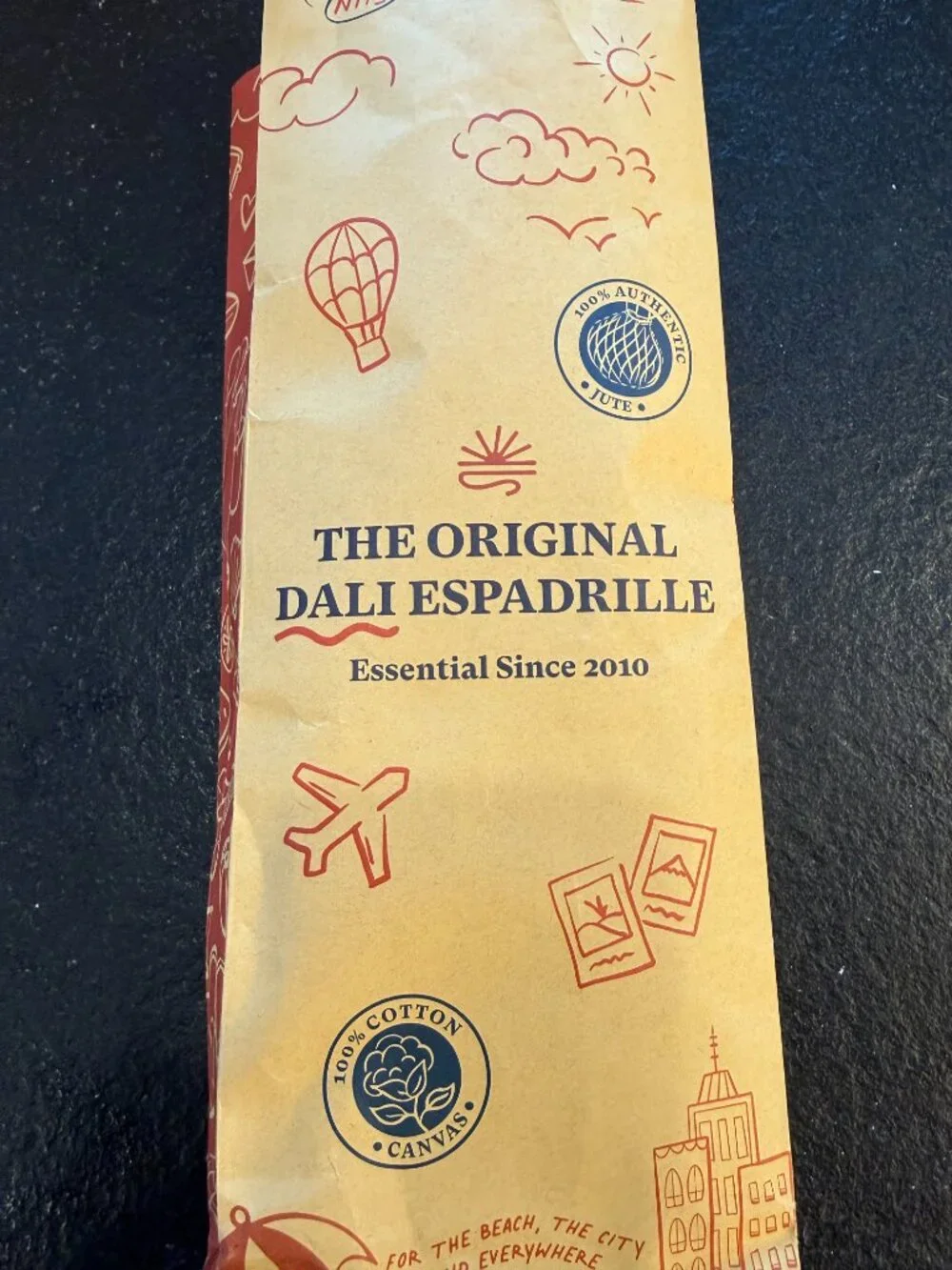 NWT: Women's The Dali Original Espadrille in Noche Black, Size 9-9.5